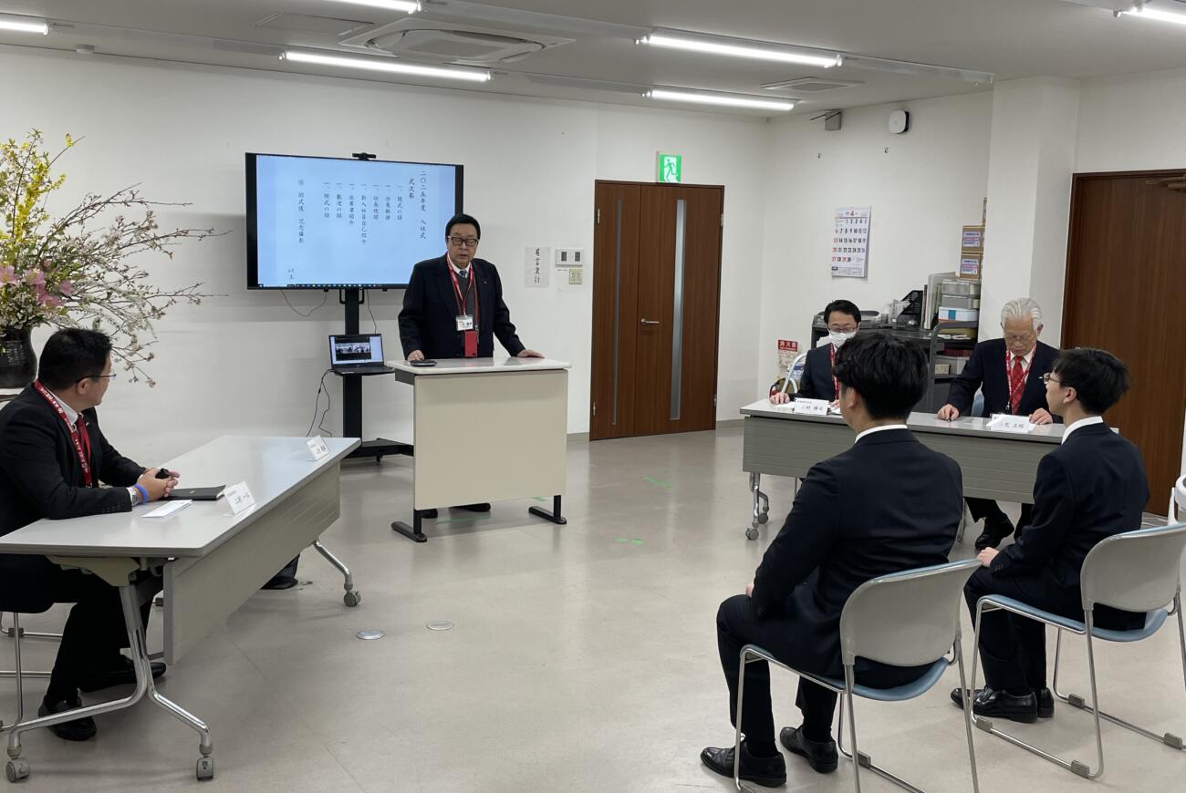 新たな仲間が加わりました！～2025年度 入社式レポート～